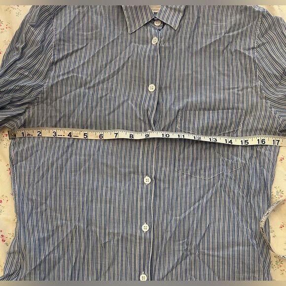 Boy by Band of Outsiders Women's  Striped Button Down Shirt Size 3 (S) - Picture 7 of 7